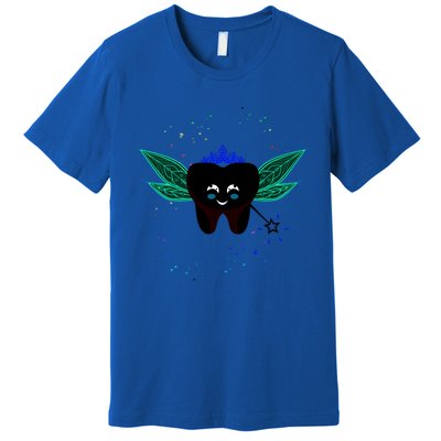 Cute Tooth Fairy Art Funny Dental Hygienist Fantasy Folk Gift Premium T-Shirt