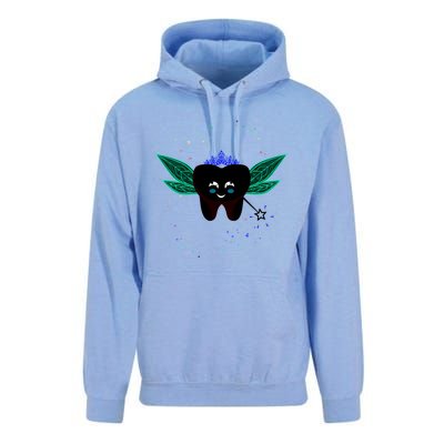 Cute Tooth Fairy Art Funny Dental Hygienist Fantasy Folk Gift Unisex Surf Hoodie