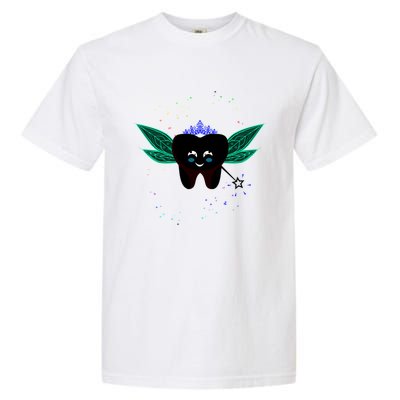 Cute Tooth Fairy Art Funny Dental Hygienist Fantasy Folk Gift Garment-Dyed Heavyweight T-Shirt