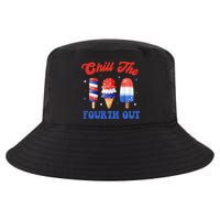 Chill The Fourth Out Funny 4th Of July Icecream Cool Comfort Performance Bucket Hat