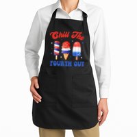 Chill The Fourth Out Funny 4th Of July Icecream Apron