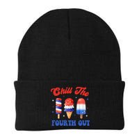 Chill The Fourth Out Funny 4th Of July Icecream Beanie
