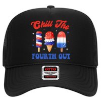 Chill The Fourth Out Funny 4th Of July Icecream Hat