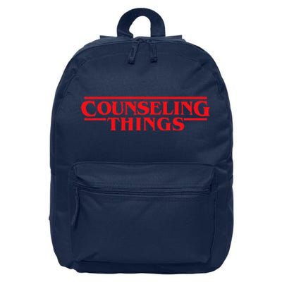 Counseling Things Funny School Counselor Back To School 16 in Basic Backpack