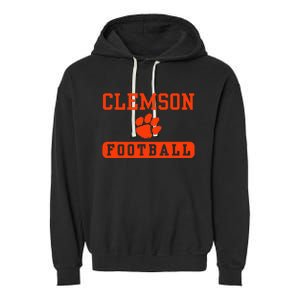 C.L.E.M.S.O.N Tigers Football Garment-Dyed Fleece Hoodie