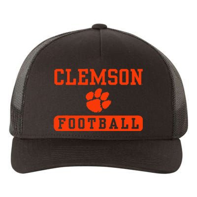 C.L.E.M.S.O.N Tigers Football Yupoong Adult 5-Panel Trucker Hat