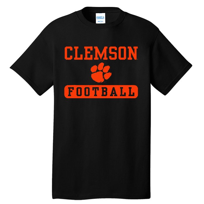 C.L.E.M.S.O.N Tigers Football Tall T-Shirt