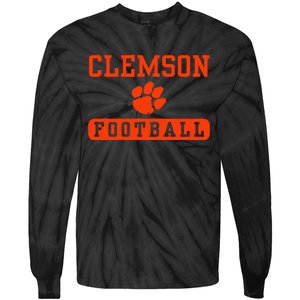 C.L.E.M.S.O.N Tigers Football Tie-Dye Long Sleeve Shirt