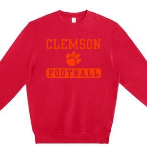 C.L.E.M.S.O.N Tigers Football Premium Crewneck Sweatshirt