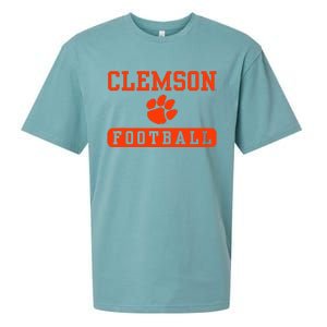 C.L.E.M.S.O.N Tigers Football Sueded Cloud Jersey T-Shirt