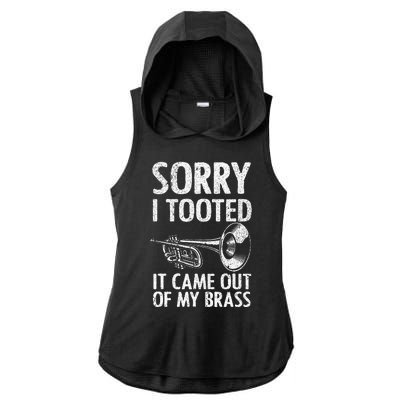 Cool Trumpet For Women Trumpet Player Jazz Band Trombone Ladies PosiCharge Tri-Blend Wicking Draft Hoodie Tank