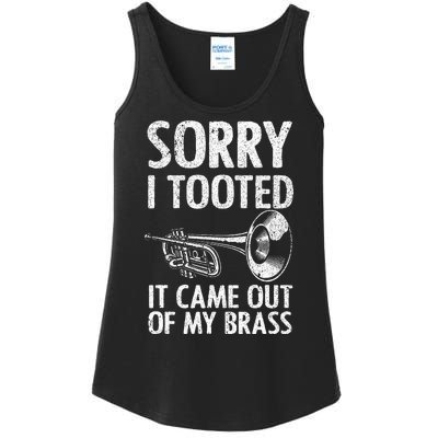 Cool Trumpet For Women Trumpet Player Jazz Band Trombone Ladies Essential Tank