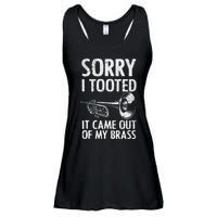 Cool Trumpet For Women Trumpet Player Jazz Band Trombone Ladies Essential Flowy Tank