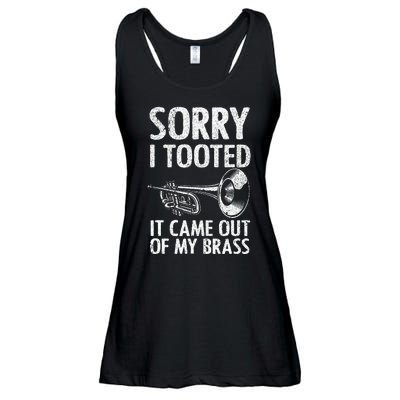 Cool Trumpet For Women Trumpet Player Jazz Band Trombone Ladies Essential Flowy Tank