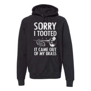 Cool Trumpet For Women Trumpet Player Jazz Band Trombone Premium Hoodie