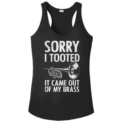 Cool Trumpet For Women Trumpet Player Jazz Band Trombone Ladies PosiCharge Competitor Racerback Tank