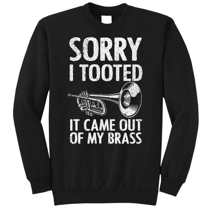 Cool Trumpet For Women Trumpet Player Jazz Band Trombone Tall Sweatshirt