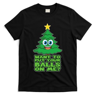 Christmas Tree For Adult Joke Xmas Gift T-Shirt