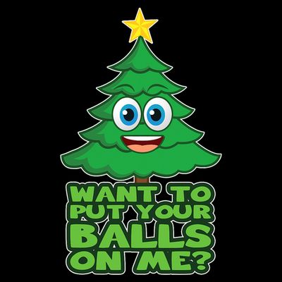Christmas Tree For Adult Joke Xmas Gift T-Shirt