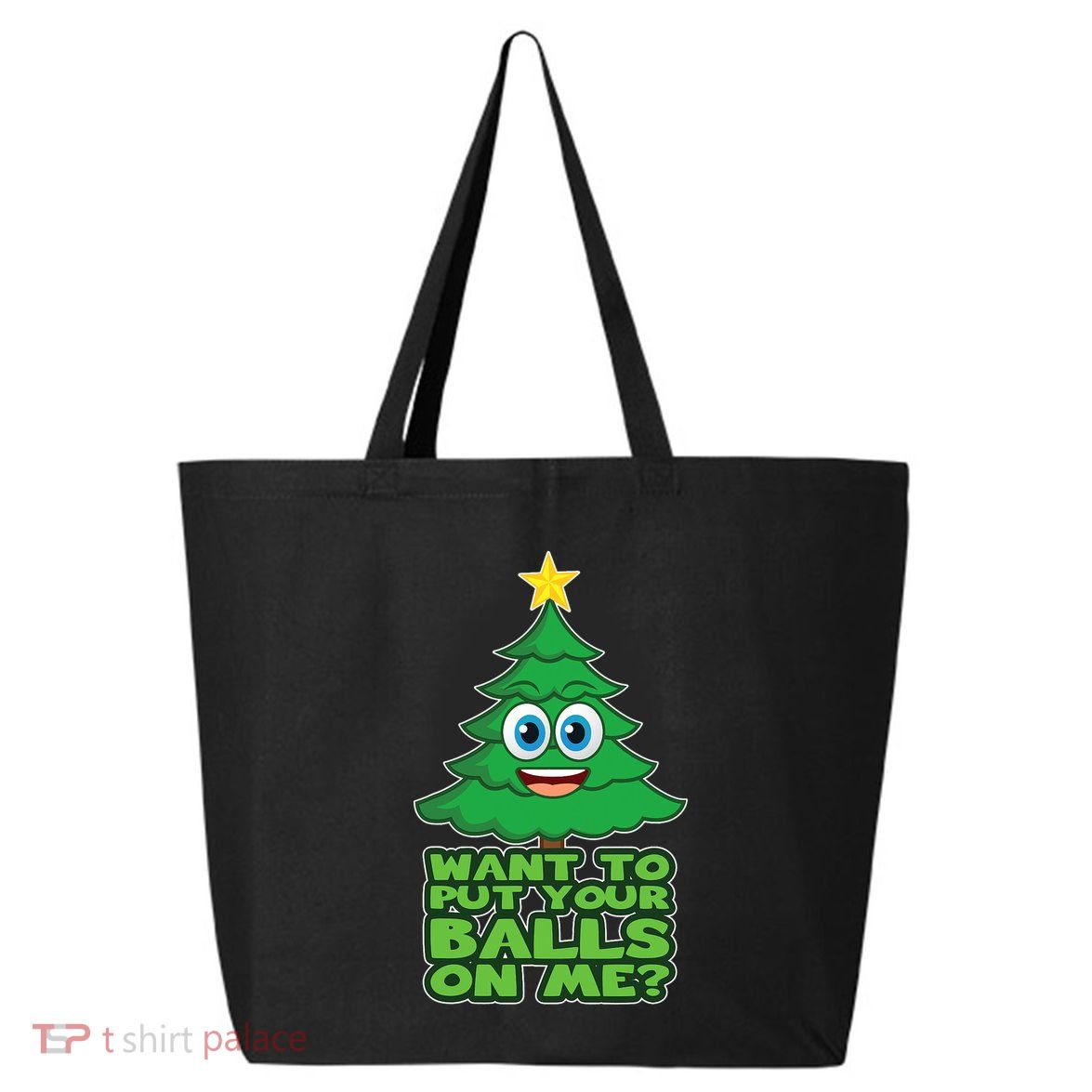 Christmas Tree For Adult Joke Xmas Gift 25L Jumbo Tote