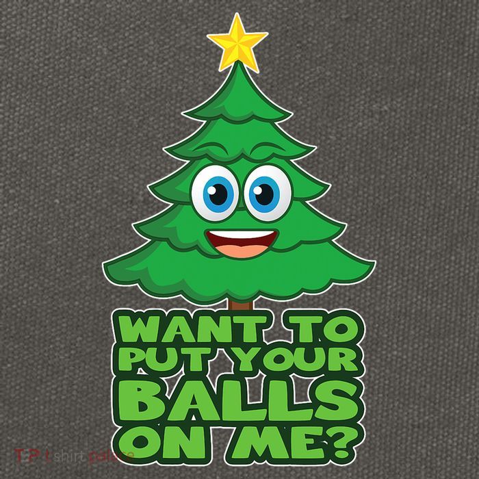 Christmas Tree For Adult Joke Xmas Gift Cotton Canvas Backpack