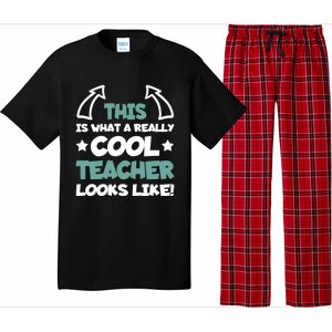 Cool Teacher Funny Saying Teaching Student Gift Pajama Set