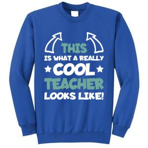 Cool Teacher Funny Saying Teaching Student Gift Sweatshirt