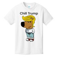 Chill Trump Funny Chill Guy Dog Meme Trump Kids T-Shirt