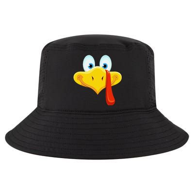 Cute Turkey Face Thanksgiving Cool Comfort Performance Bucket Hat