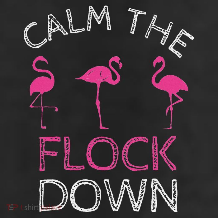 Calm The Flock Down Flamingo Summer Gift Cool Comfort Performance Bucket Hat