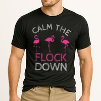 Calm The Flock Down Flamingo Summer Gift Performance Shirt