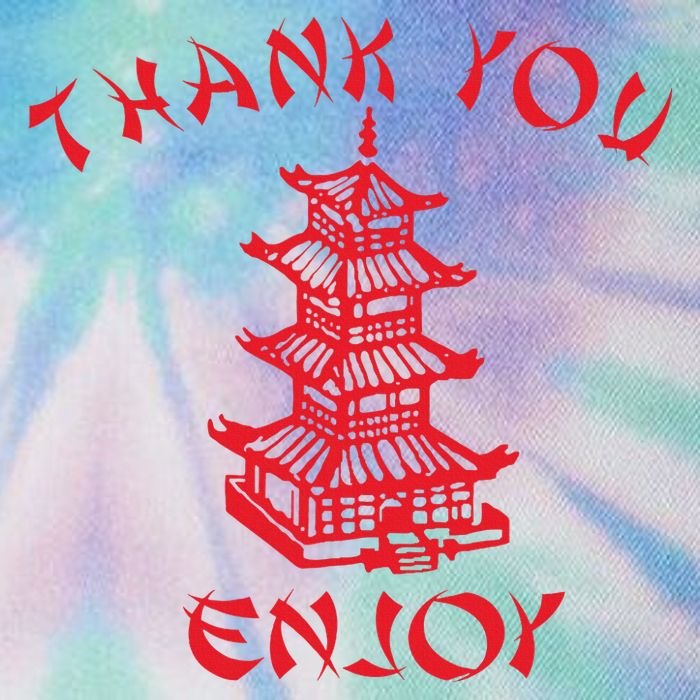 Chinese Takeaway Food Thank You Enjoy Legacy Tie Dye Trucker Hat