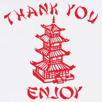 Chinese Takeaway Food Thank You Enjoy Cooling Performance Crew T-Shirt