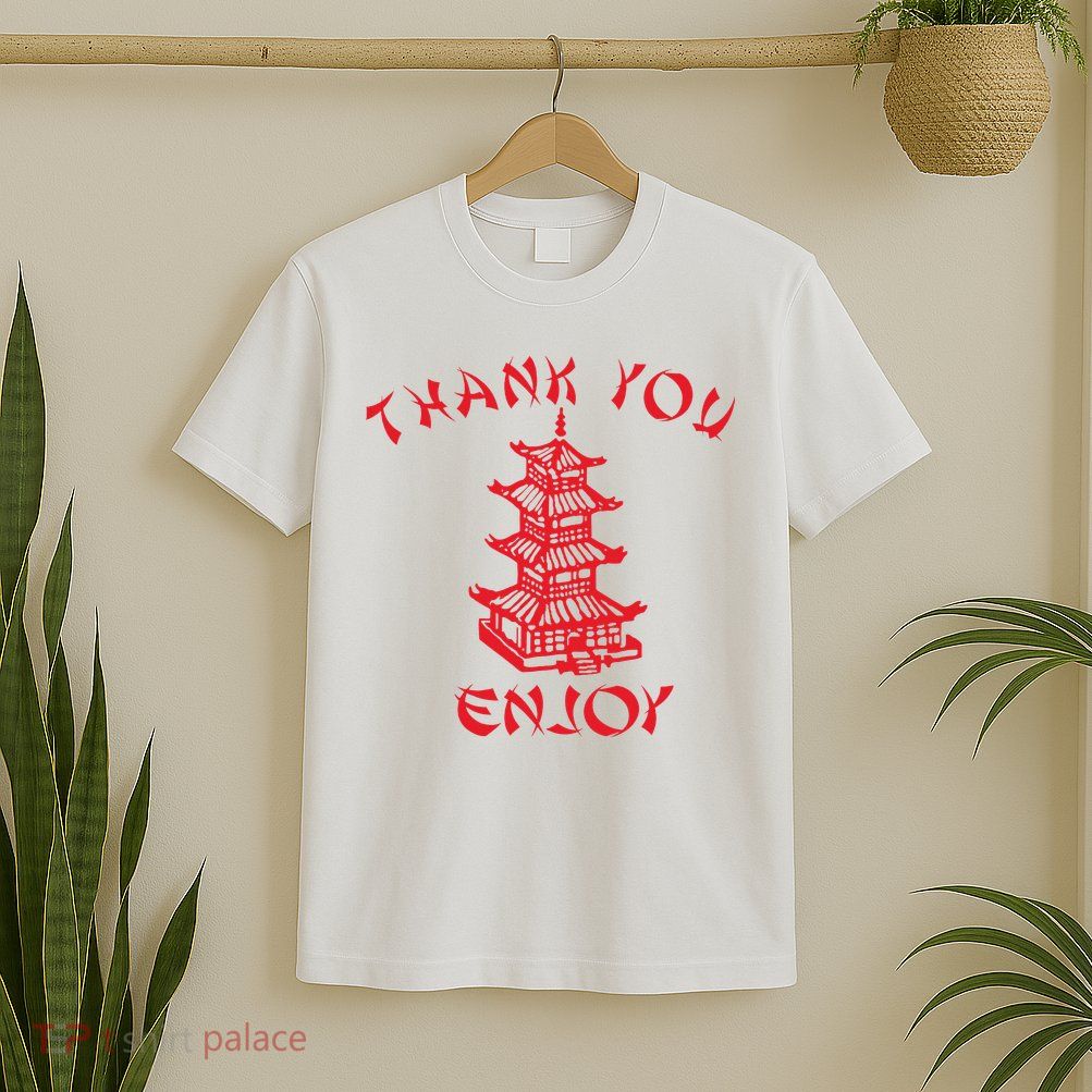 Chinese Takeaway Food Thank You Enjoy T-Shirt