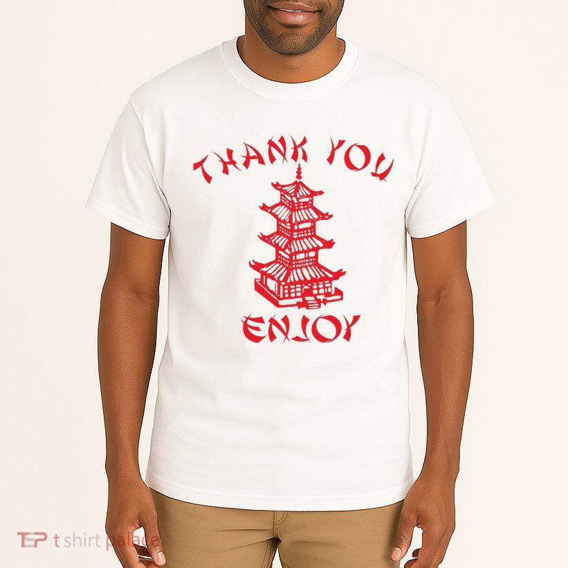 Chinese Takeaway Food Thank You Enjoy Tall T-Shirt