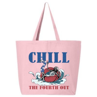 Chill The Fourth Out 4th Of July 25L Jumbo Tote