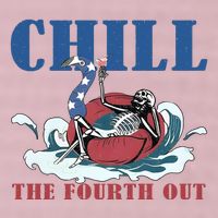 Chill The Fourth Out 4th Of July 25L Jumbo Tote