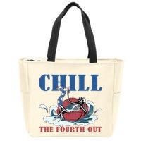 Chill The Fourth Out 4th Of July Zip Tote Bag