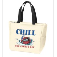 Chill The Fourth Out 4th Of July Zip Tote Bag
