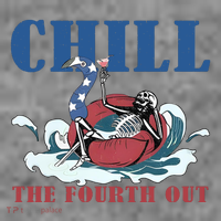 Chill The Fourth Out 4th Of July 7-Panel Snapback Hat
