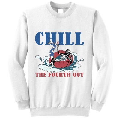 Chill The Fourth Out 4th Of July Sweatshirt