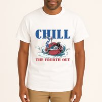 Chill The Fourth Out 4th Of July Tall T-Shirt