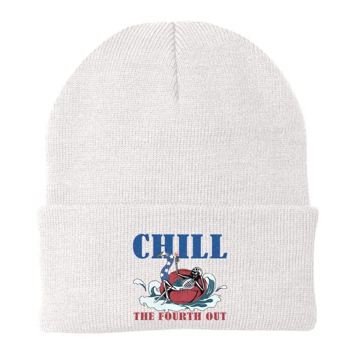 Chill The Fourth Out 4th Of July Beanie