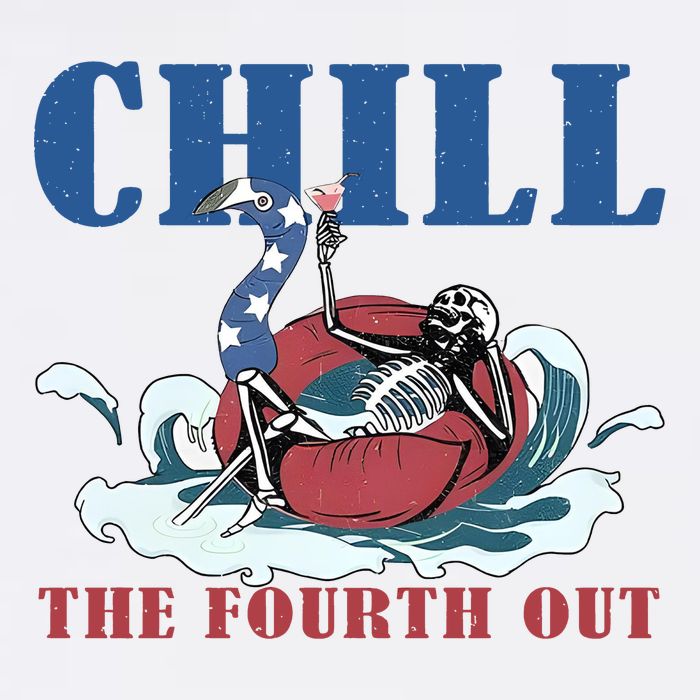 Chill The Fourth Out 4th Of July Flatbill Hat