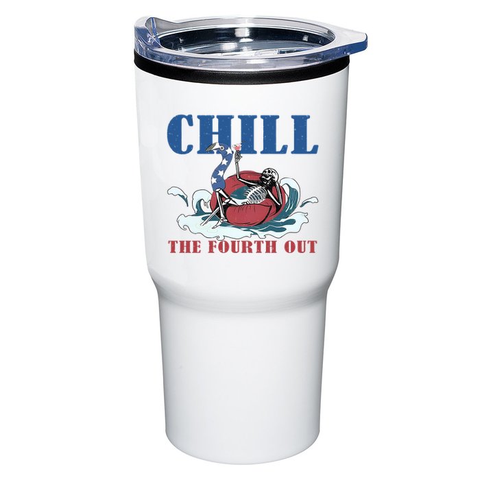 Chill The Fourth Out 4th Of July Tumbler