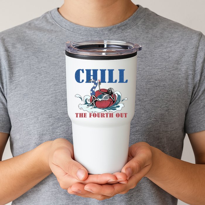 Chill The Fourth Out 4th Of July Tumbler