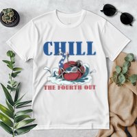 Chill The Fourth Out 4th Of July Premium T-Shirt