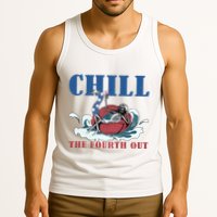 Chill The Fourth Out 4th Of July Tank Top