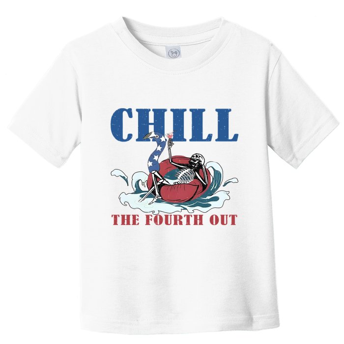 Chill The Fourth Out 4th Of July Toddler T-Shirt