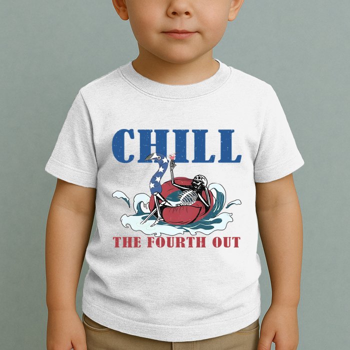 Chill The Fourth Out 4th Of July Toddler T-Shirt